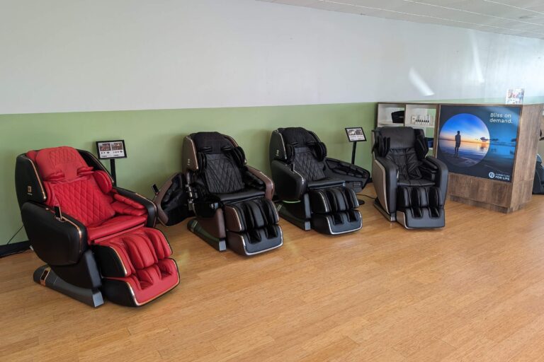 4 massage chairs boulder store