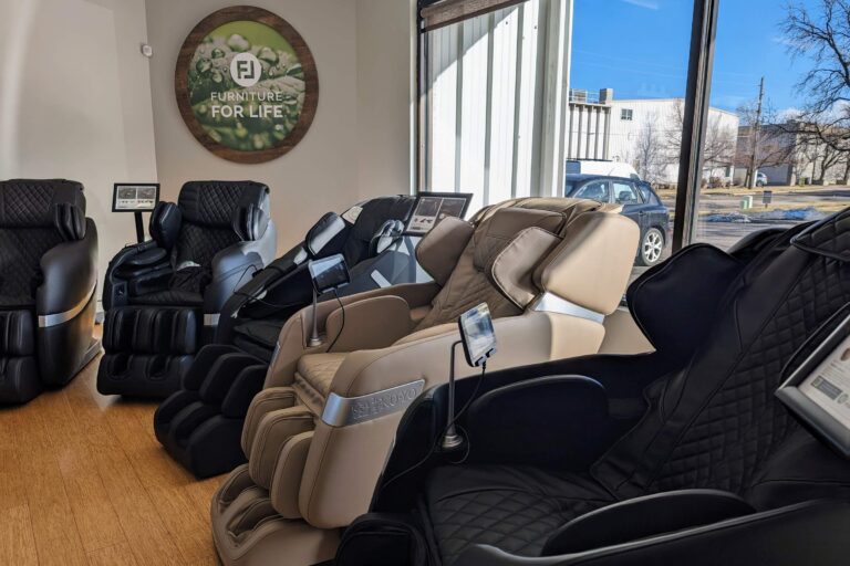 5 massage chairs boulder store