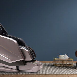 a korean massage chair in a room